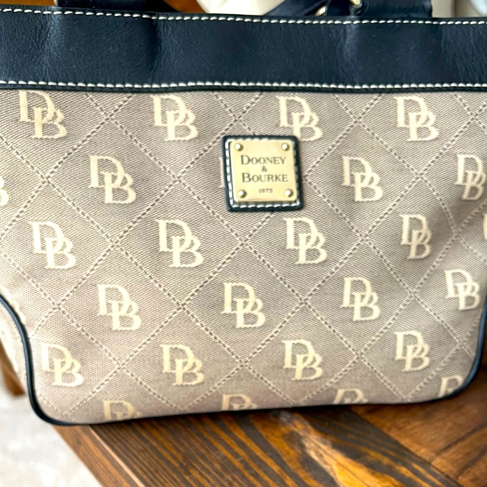 Dooney & Bourke Red and Black Leather Purse